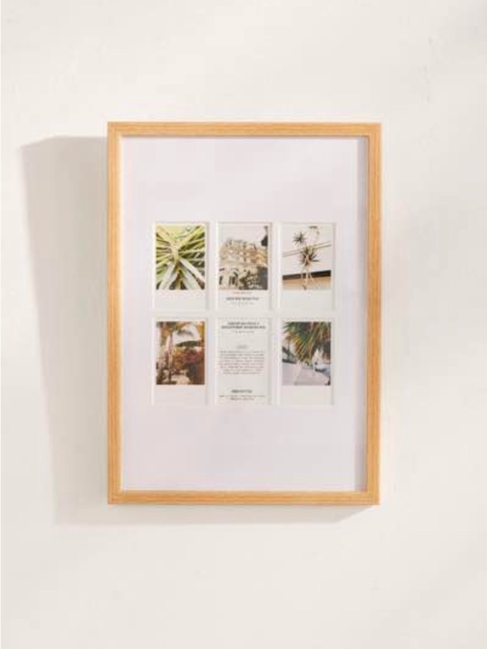 {{UO}} Light Wood Instax Gallery Frame